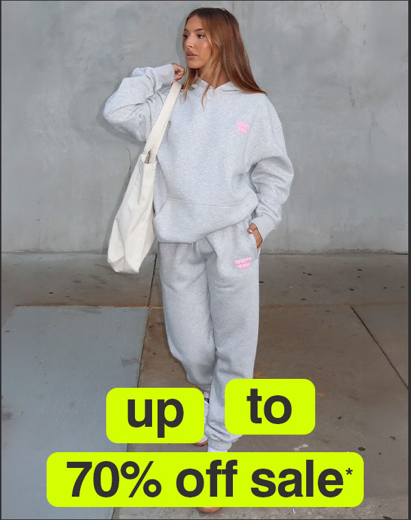 up to 70% off sale*