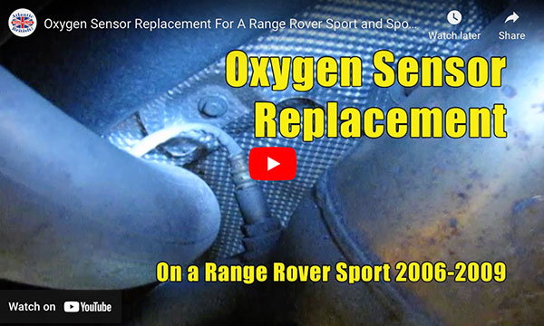 Range Rover Oxygen Sensor Replacement