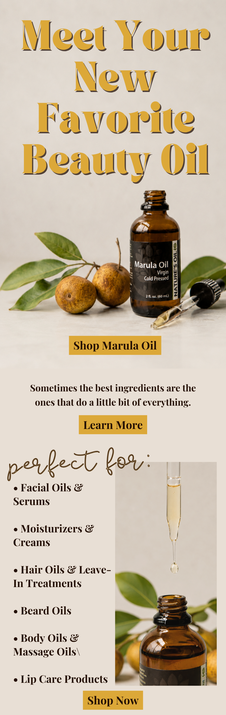 Introducing Virgin Marula Oil