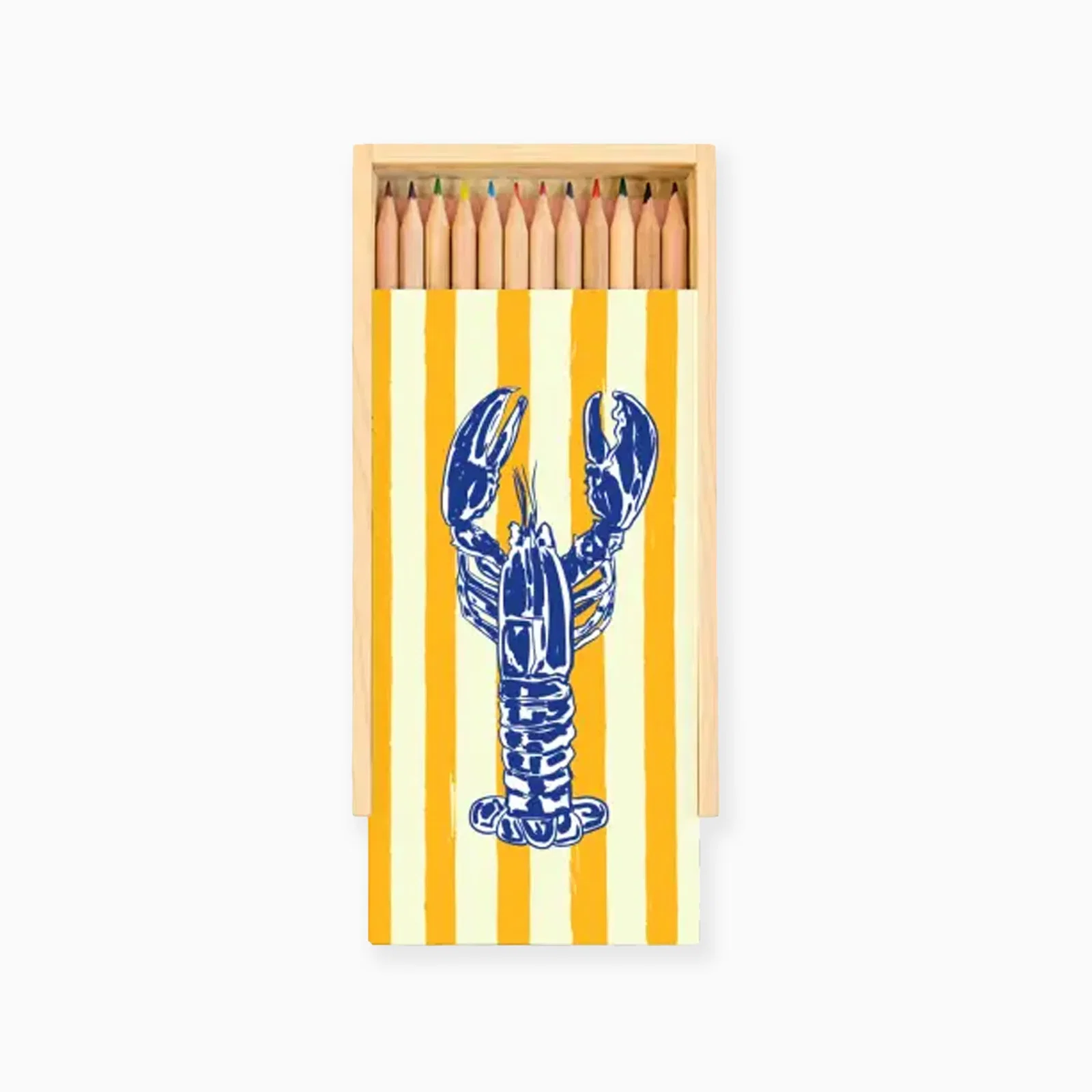 Image of 711398_294 - Vintage Lobster Coloured Pencils Box