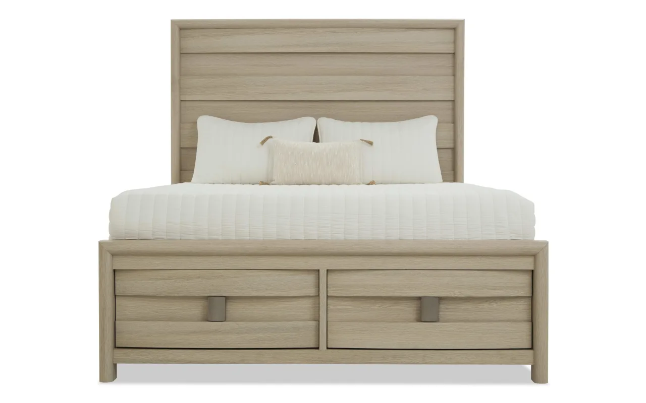 Echo Queen Natural Storage Platform Bed