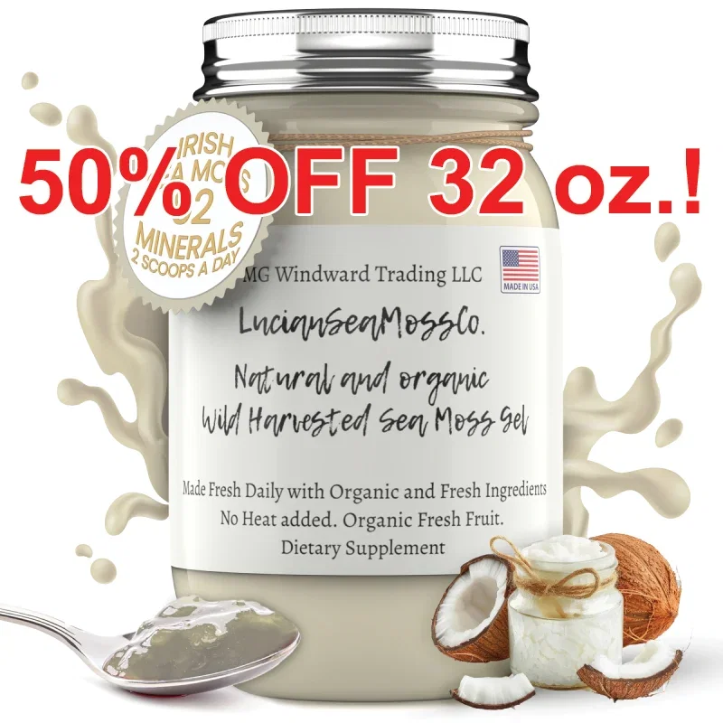Image of Fresh Organic Coconut Infused Sea Moss Gel