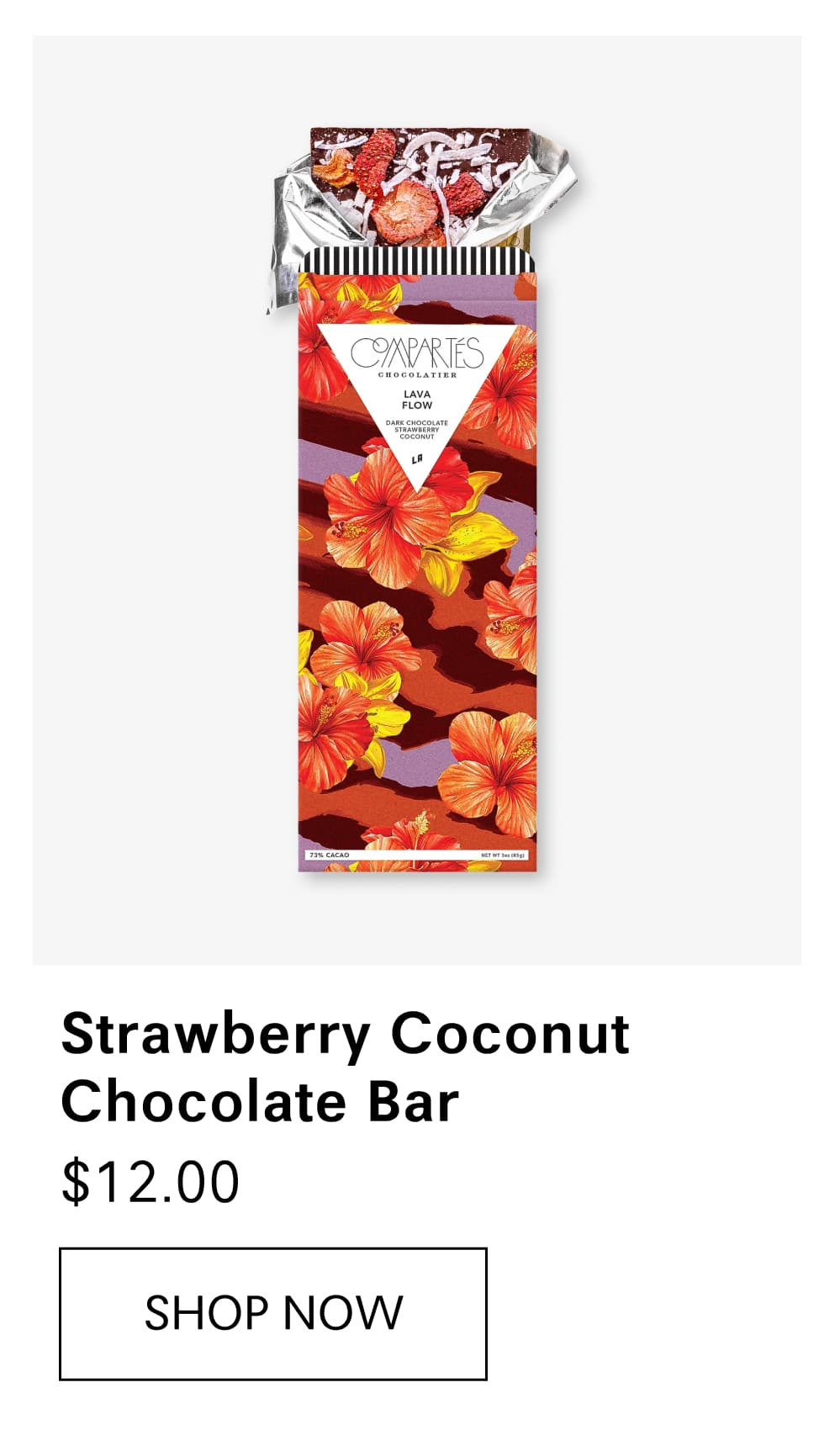 Strawberry Coconut Chocolate Bar