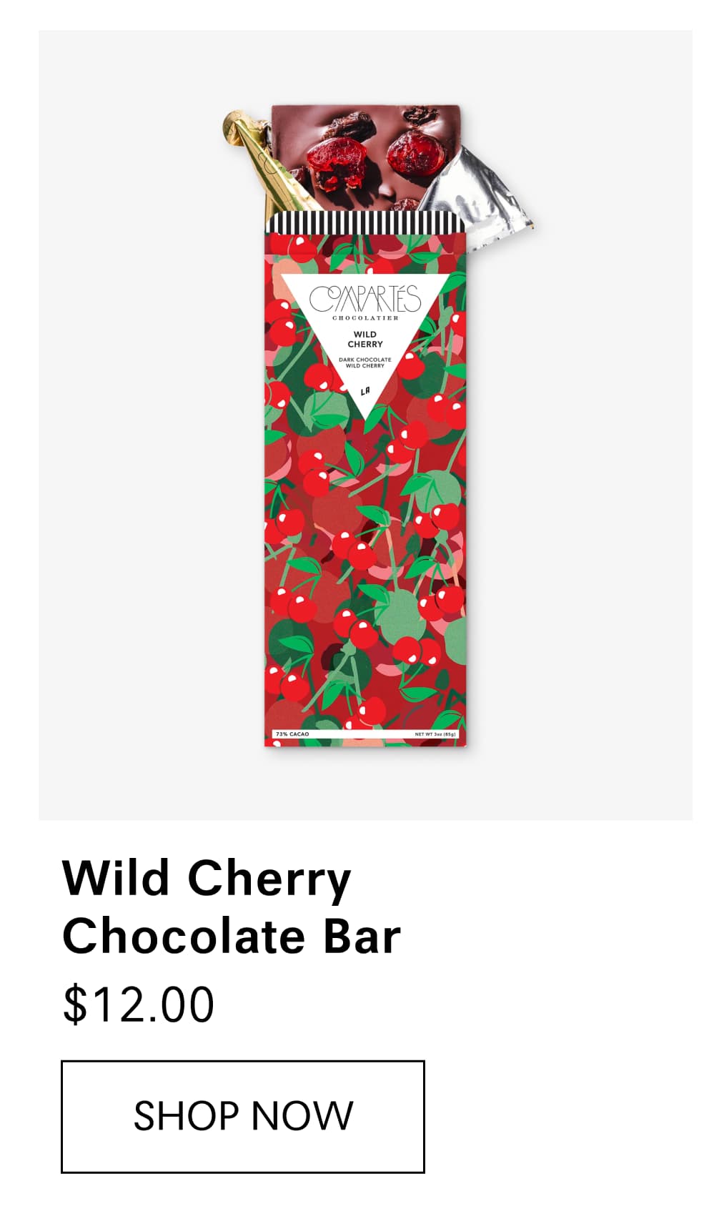Wild Cherry Chocolate Bar