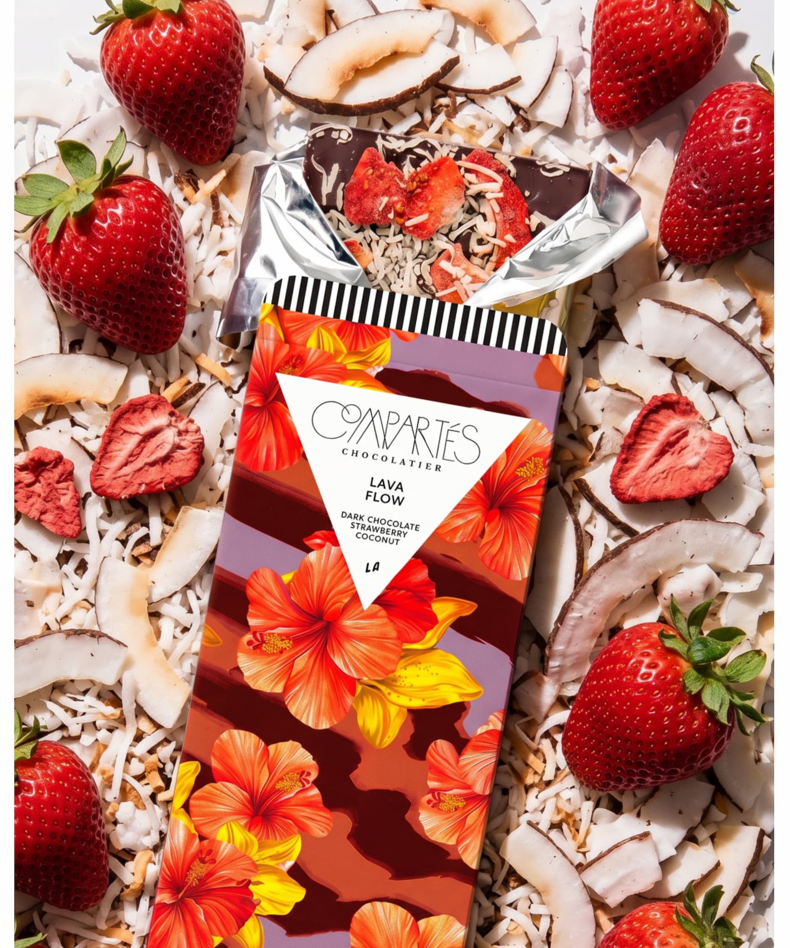Strawberry Coconut Chocolate Bar