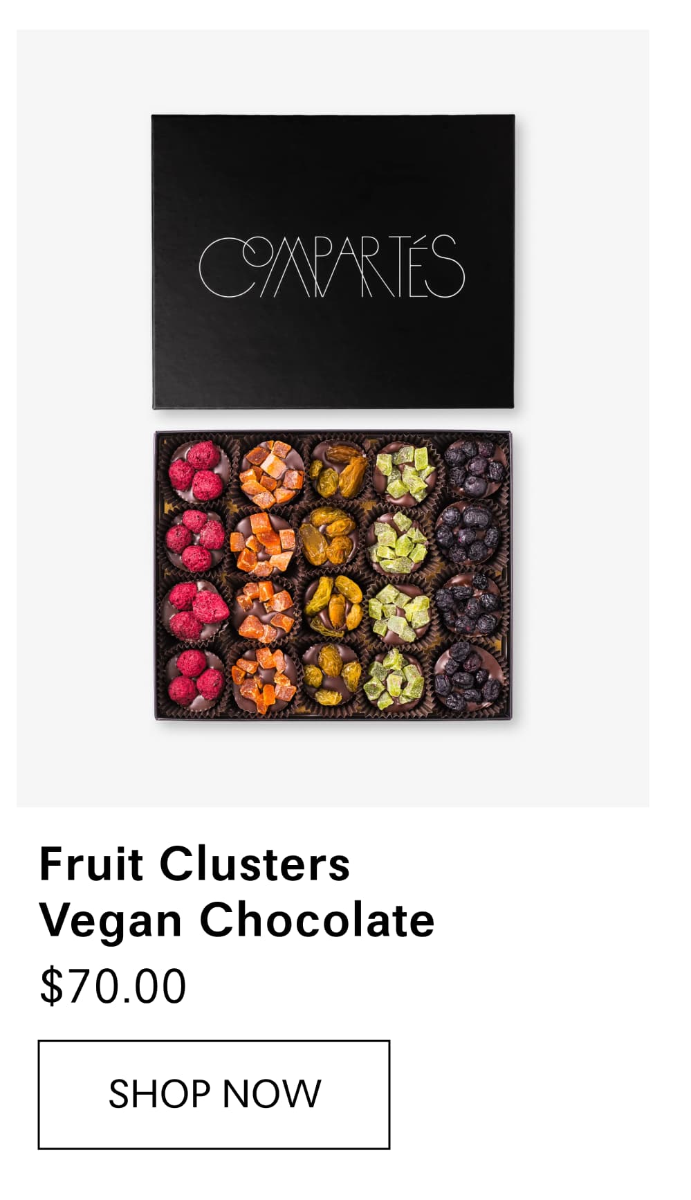 Fruit Clusters Vegan Chocolate