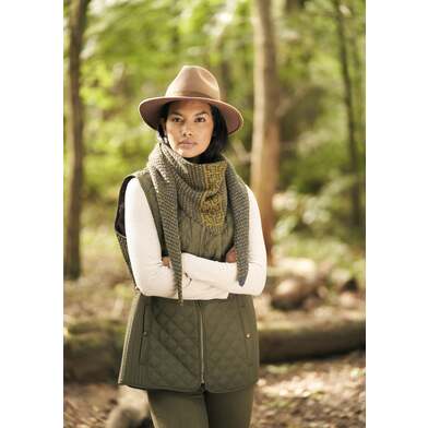 Knit Tweed Shawlette in Rowan Felted Tweed 