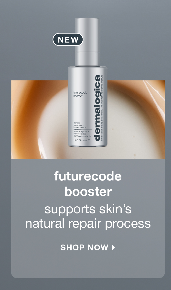 futurecode booster [badge: new]​  supports skin’s natural repair process​  SHOP NOW​
