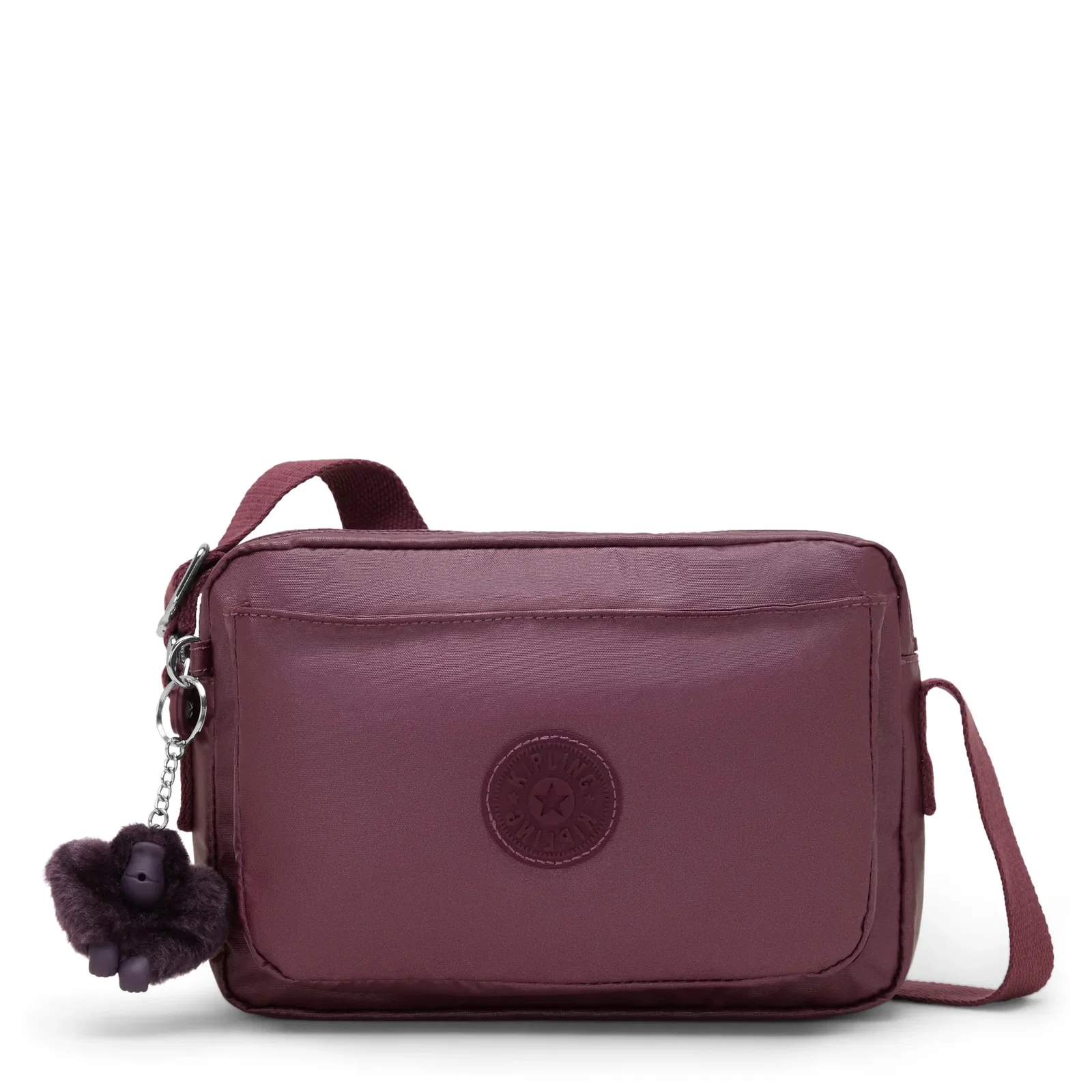 Abanu Medium Metallic Crossbody Bag-Grape Wine Metallic