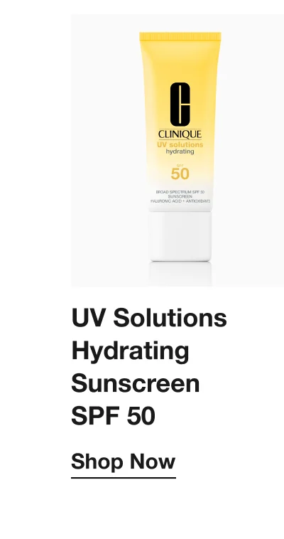 UV Solutions Hydrating Sunscreen SPF 50 | Shop Now