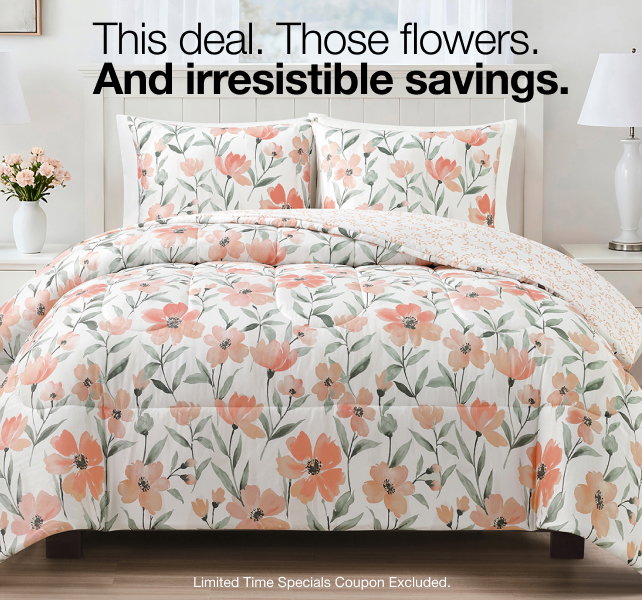 The deal. Those flowers. And irresistible savings.