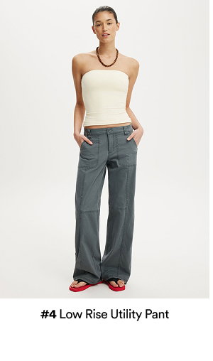 #4 Low Rise Utility Pant