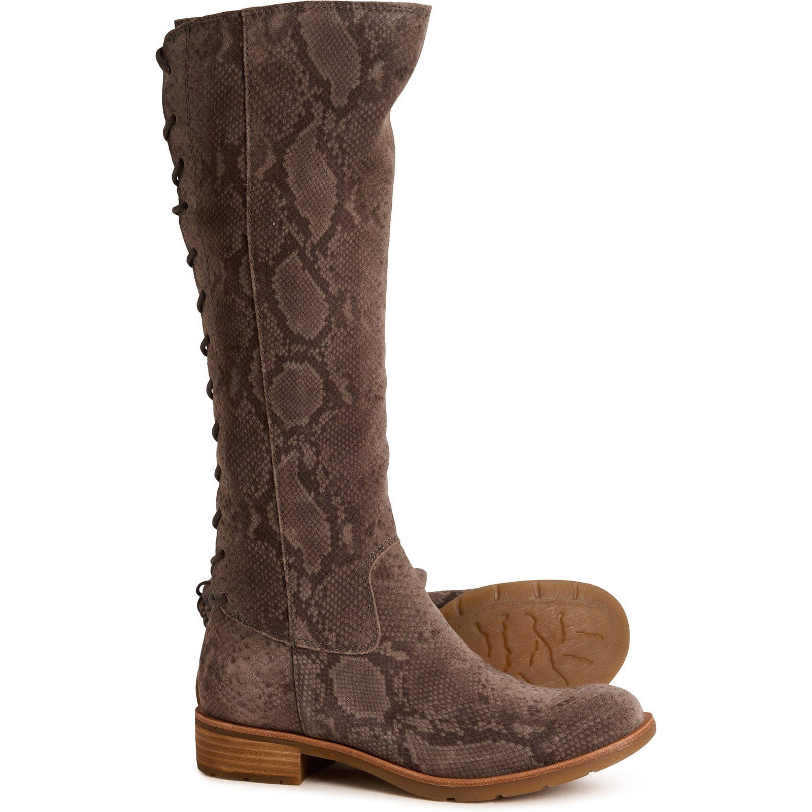 Sofft Sharnell Tall Boots for Women | Taupe Brown | Size 6 | Suede | Waterproof