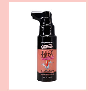 GoodHead Juicy Head Cocktails Peach Bellini Dry Mouth Spray - 2 oz.
