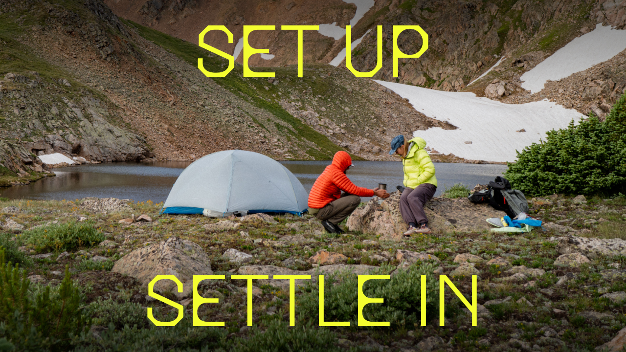 SET UP SETTLE IN