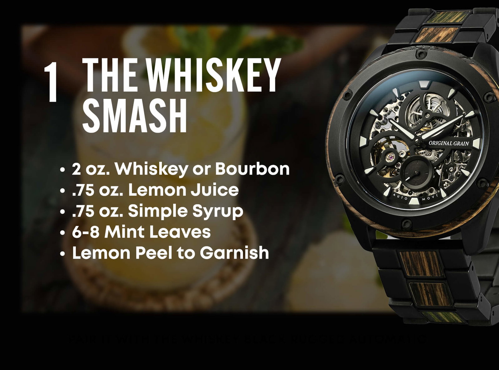 The Whiskey Smash 