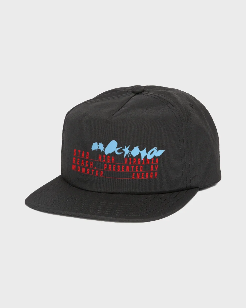Image of Stab High Snapback Hat - Black