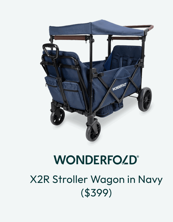WonderFold – X2R Stroller Wagon in Navy ($399)