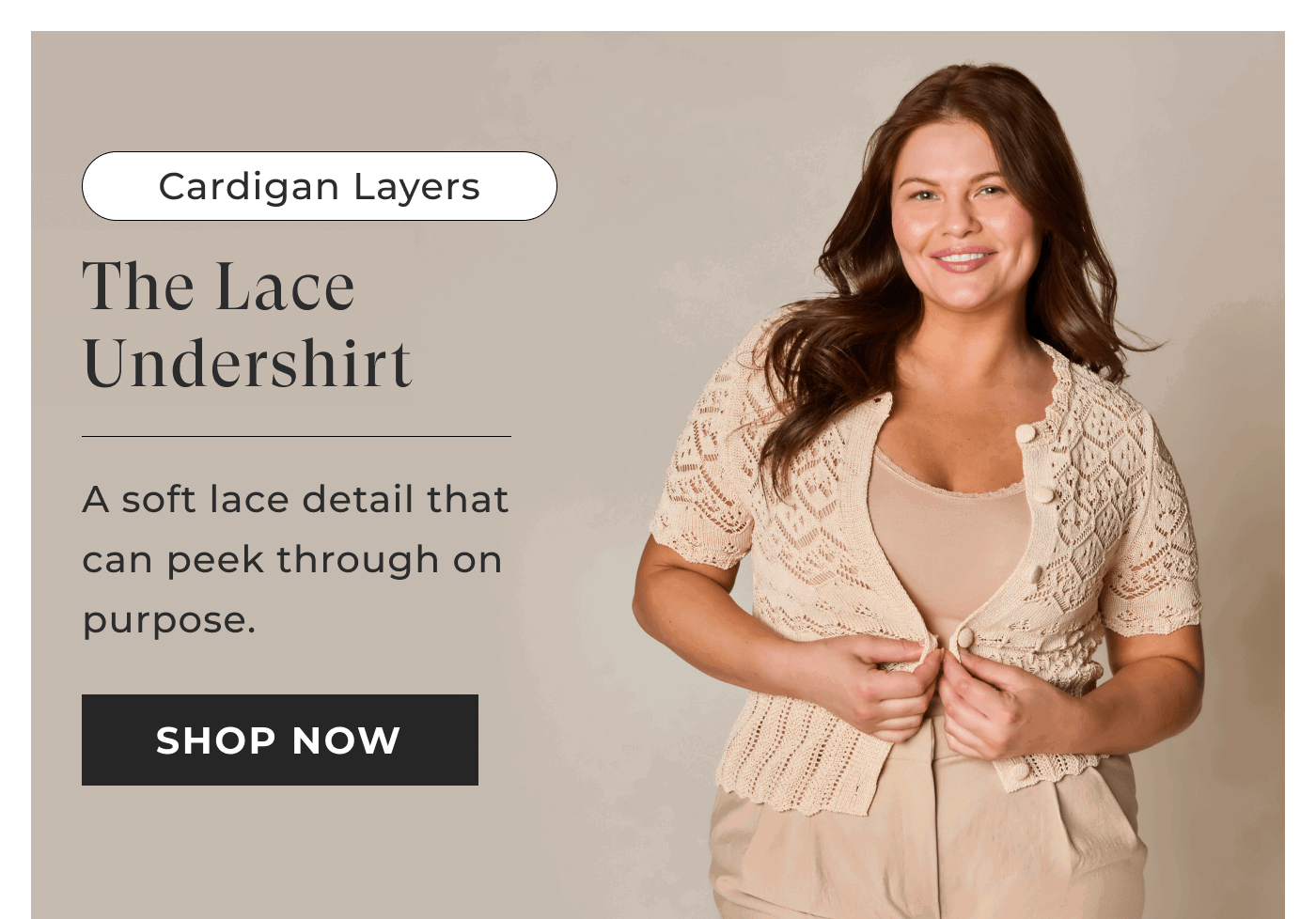 Shop the Lace Undershirt!