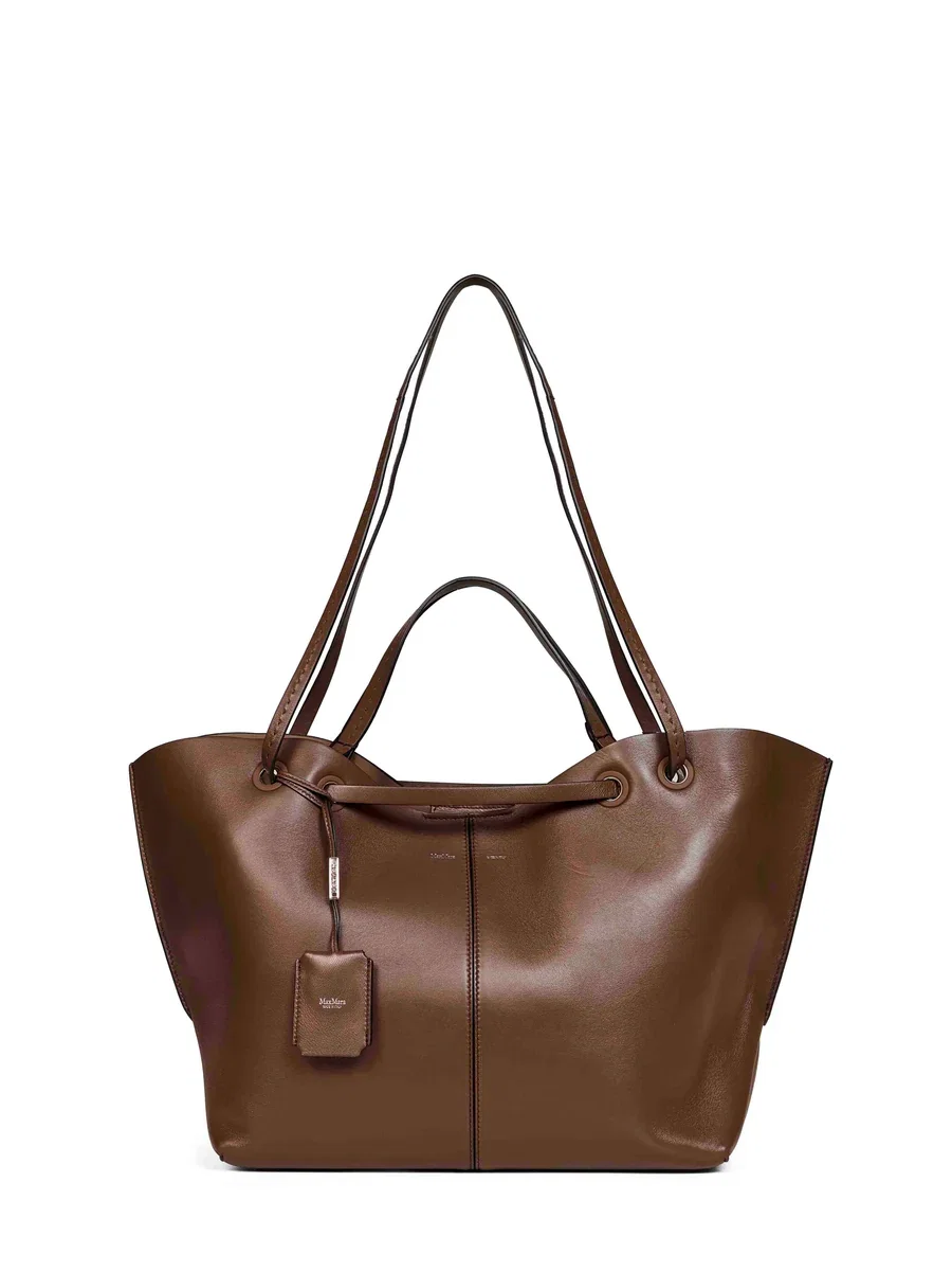 Max Mara Double-Handle Tote Bag Brown