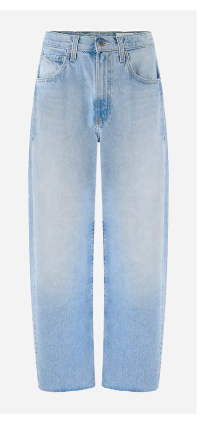Hattie Crop Barrel Jean In Gesture