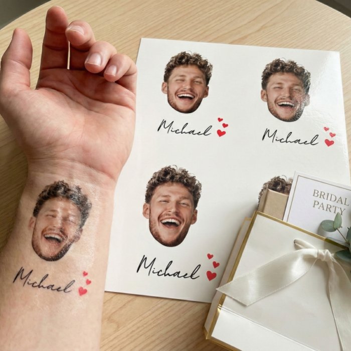A temporary tatoo