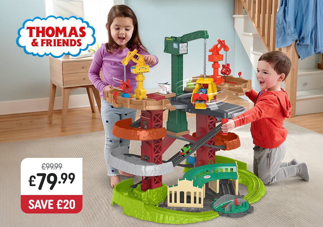 Thomas & Friends Track Set Trains & Cranes Super Tower