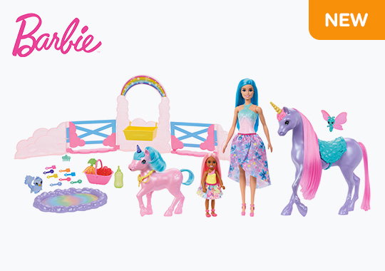 Barbie Unicorn Cuddle n Care Playset
