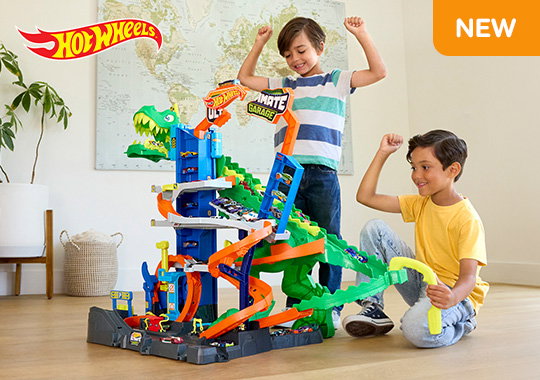 Hot Wheels City Ultimate T-Rex Garage Playset