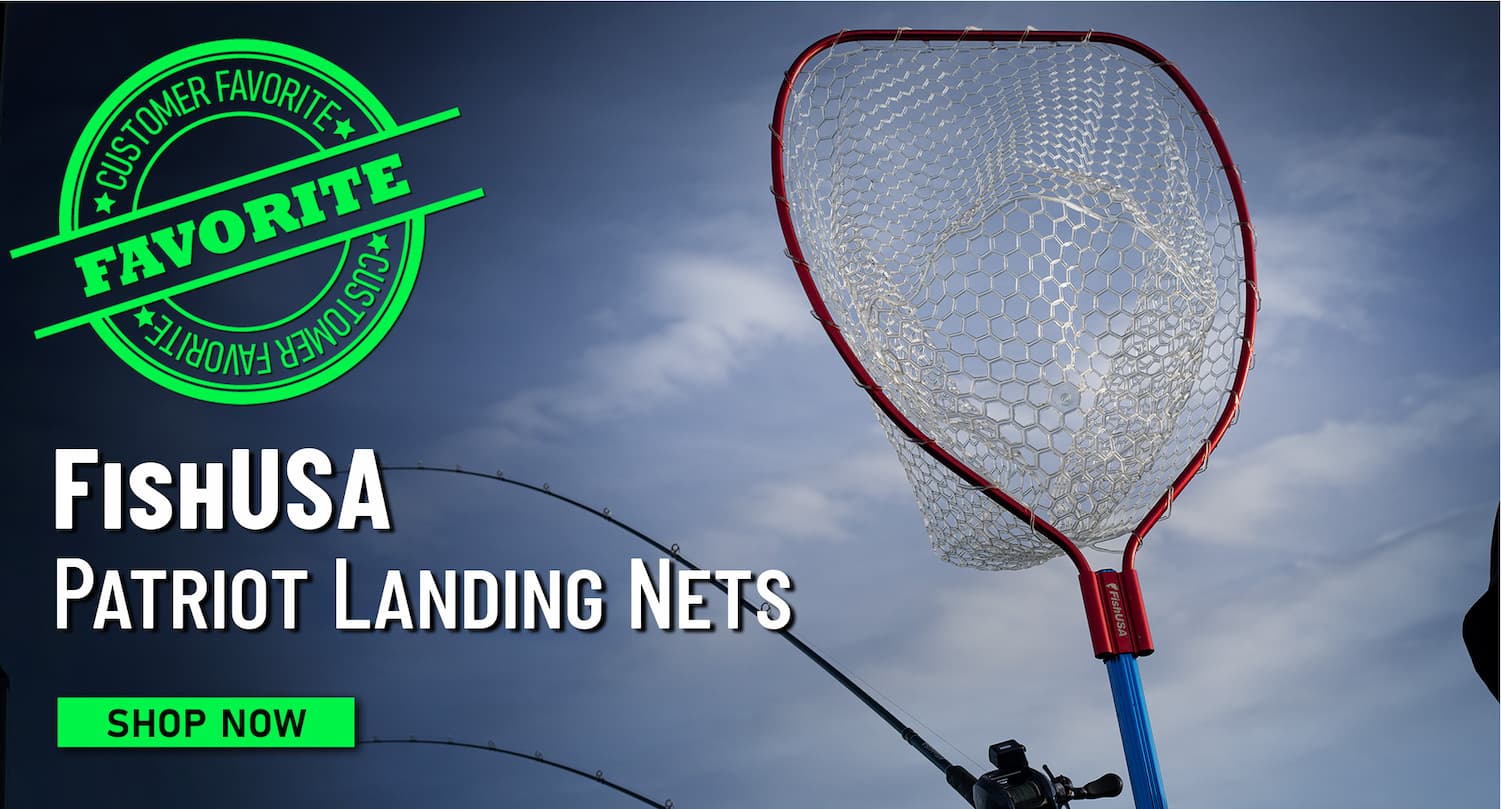 Customer Favorite FishUSA Patriot Landing Nets Shop Now