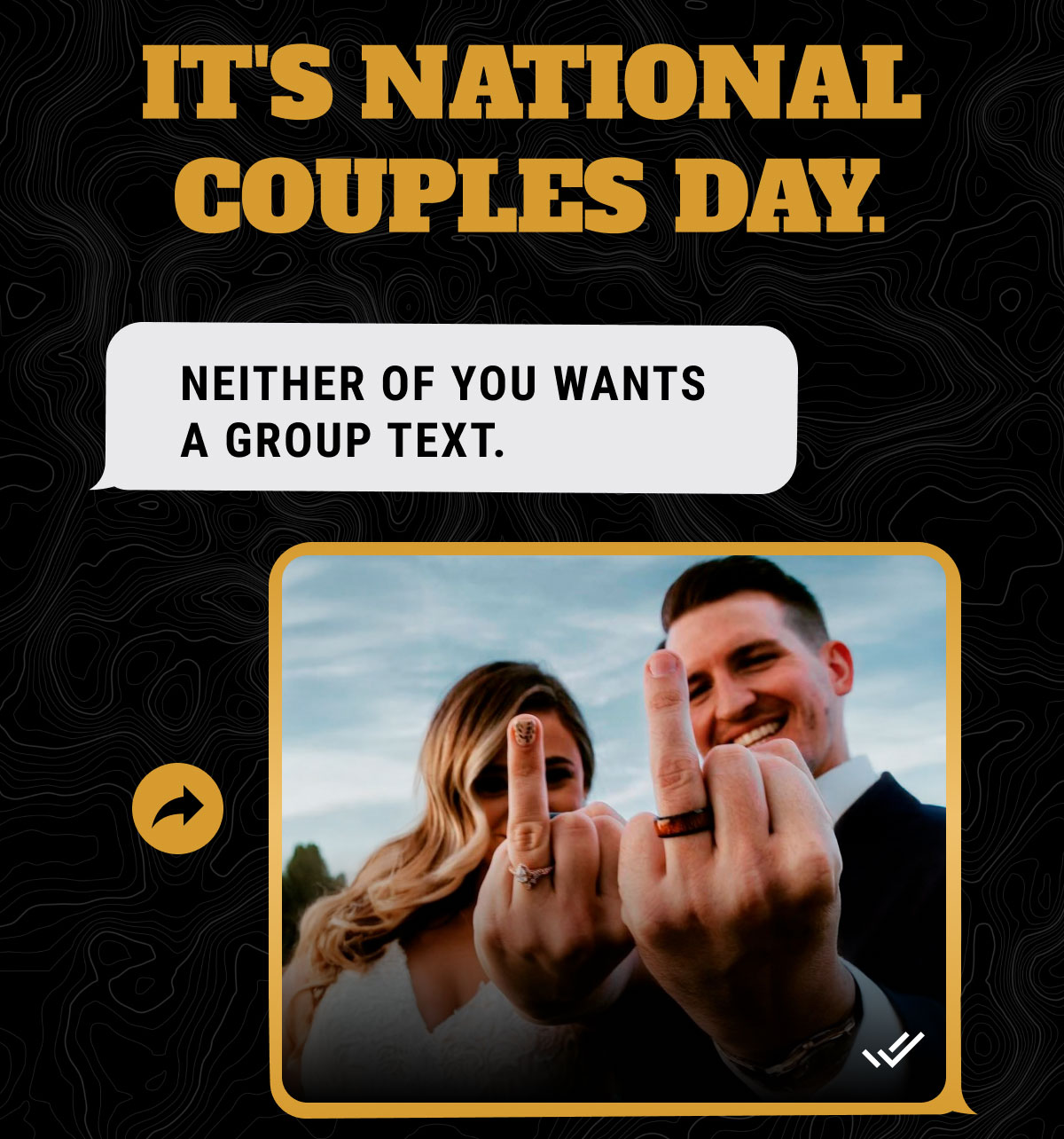 It's National Couples Day. 