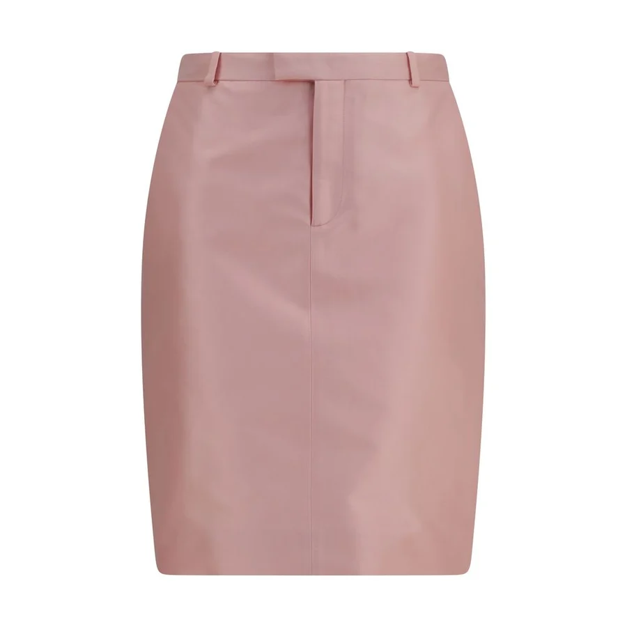 Gucci Silk Faille Skirt Pink