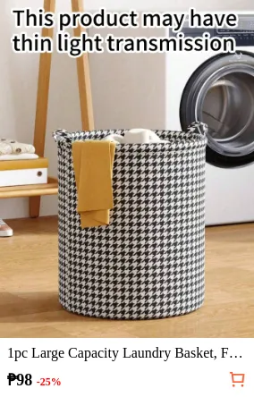 1pc Large Capacity Laundry Basket...