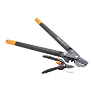 Fiskars 2 Piece Powergear Lopper & SingleStep Pruner Set