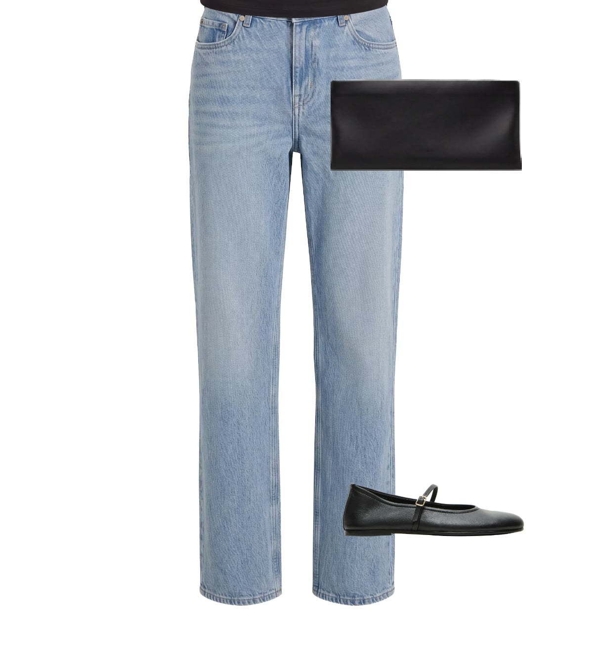 Mika Mid Rise Relaxed Straight Leg Jeans