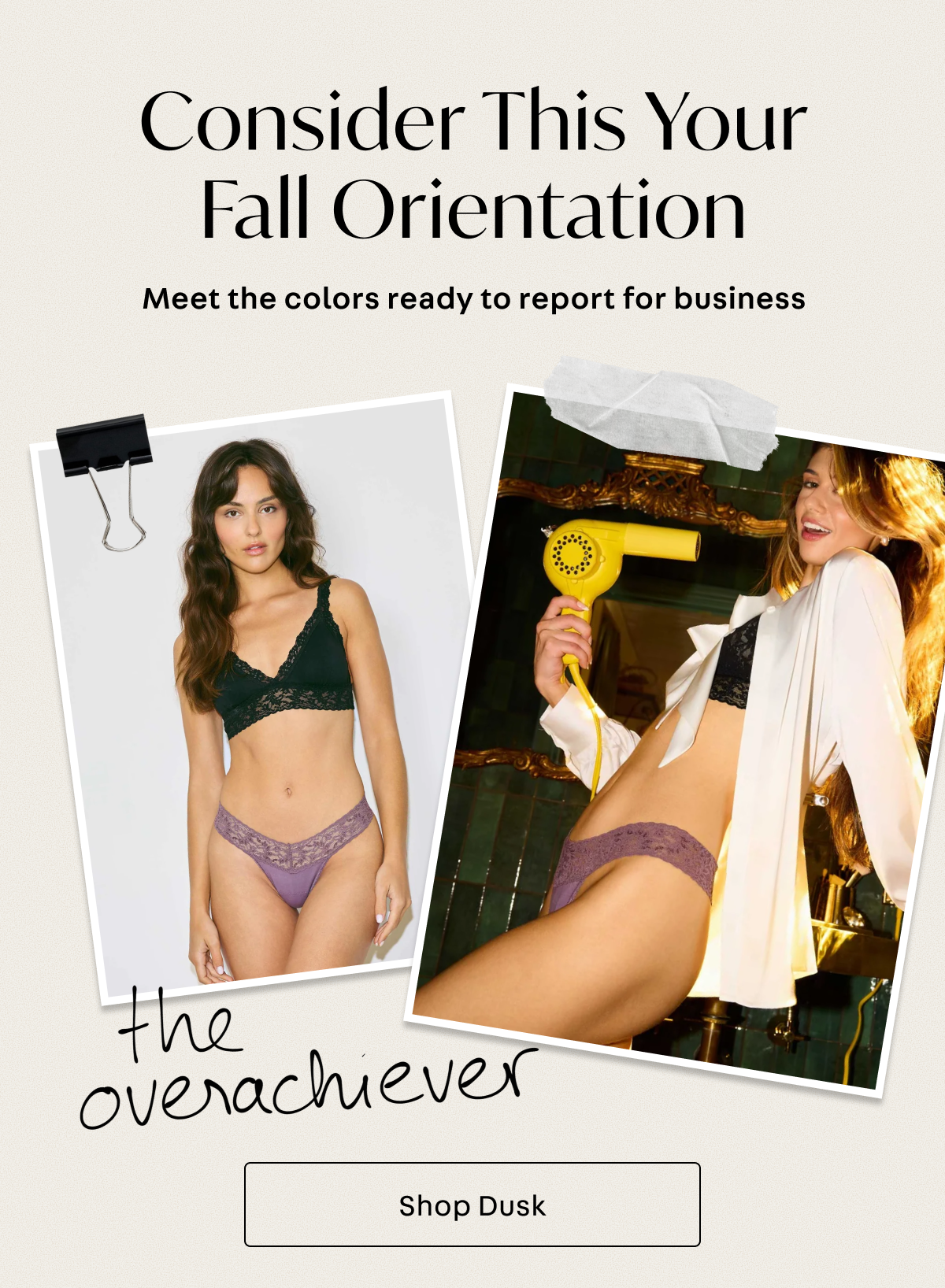 Consider This Your Fall Orientation - Shop Dusk 