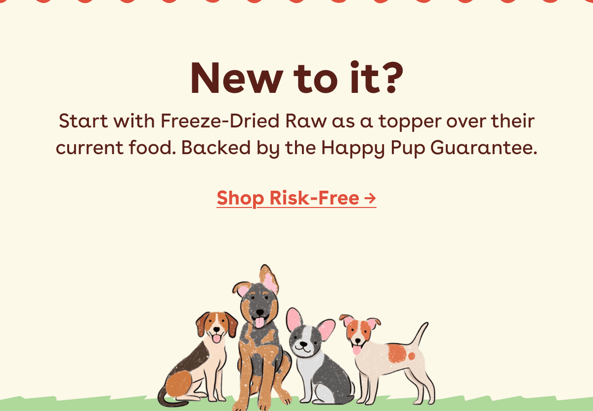 Shop risk free