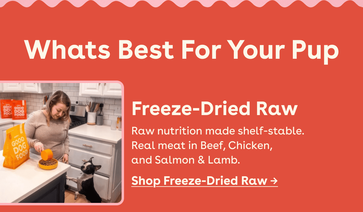 Freeze dried raw