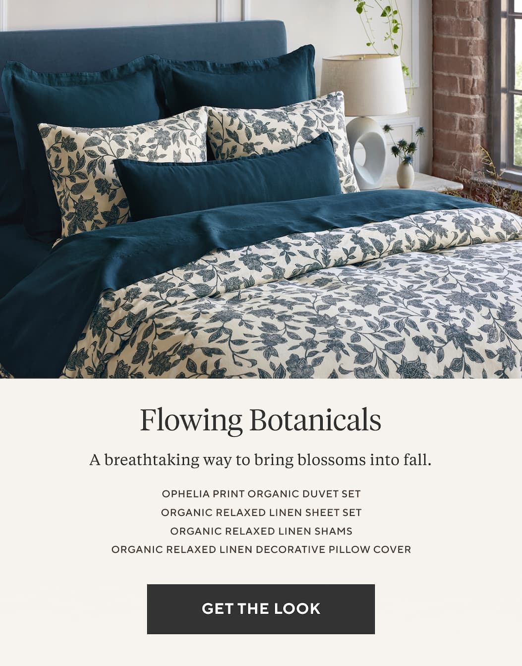 FLOWING BOTANICALS A breathtaking way to bring blossoms into fall.  Get the Look >