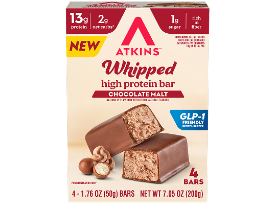 Atkins Whipped High Protein Bar Chocolate Malt
