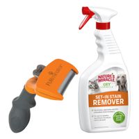 FURminator deShedding tool+Nature's Miracle Stain and Odour Remover Free! *