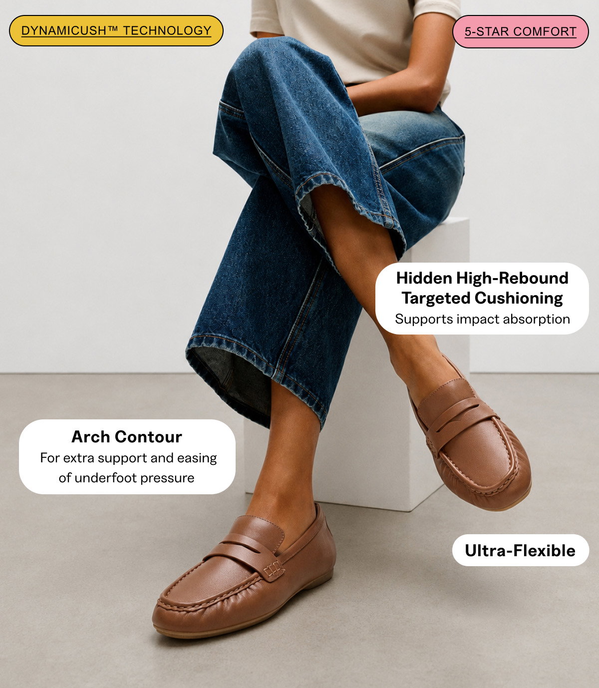 DELICATO Leather Loafers - Terracotta