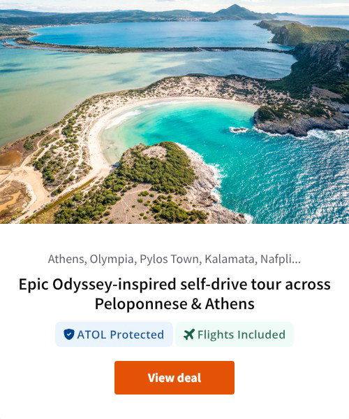 Epic Odyssey-inspired self-drive tour across Peloponnese &amp; Athens