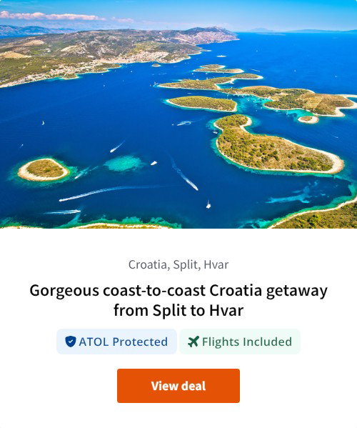 Gorgeous coast-to-coast Croatia getaway from Split to Hvar