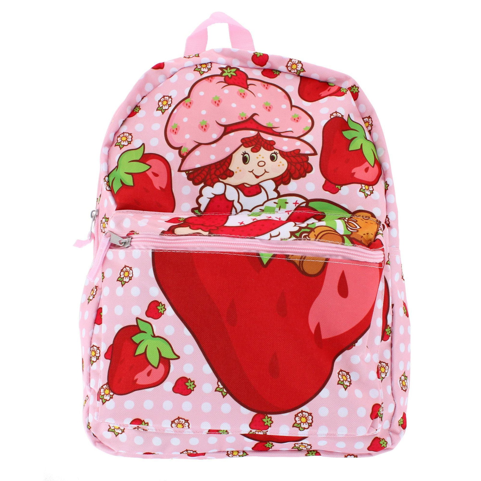 Image of U.P.D., INC Girls Gingham Strawberry Shortcake 16 Inch Backpack