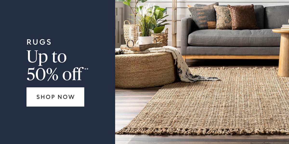 Rugs up to 50% off