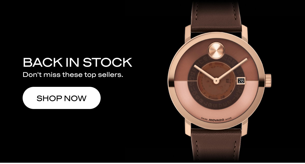 BACK IN STOCK