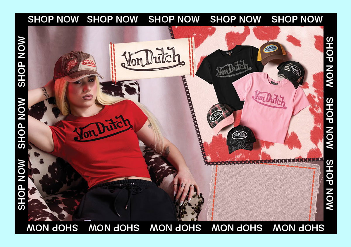 Shop Von Dutch for crop tops, trucker hats and more
