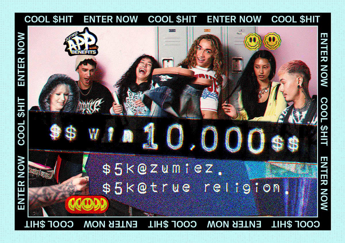 Win $10,000 from Zumiez and True Religion | Download the Zumiez App to enter