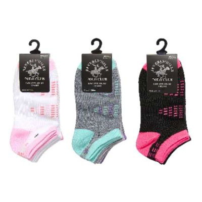 3PK Fashion Assorted Low Cut Socks
